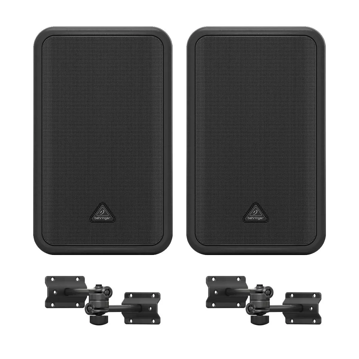 Behringer CE500D 100W High Performance Active Commercial Installed Sound Speaker, 2-Pack