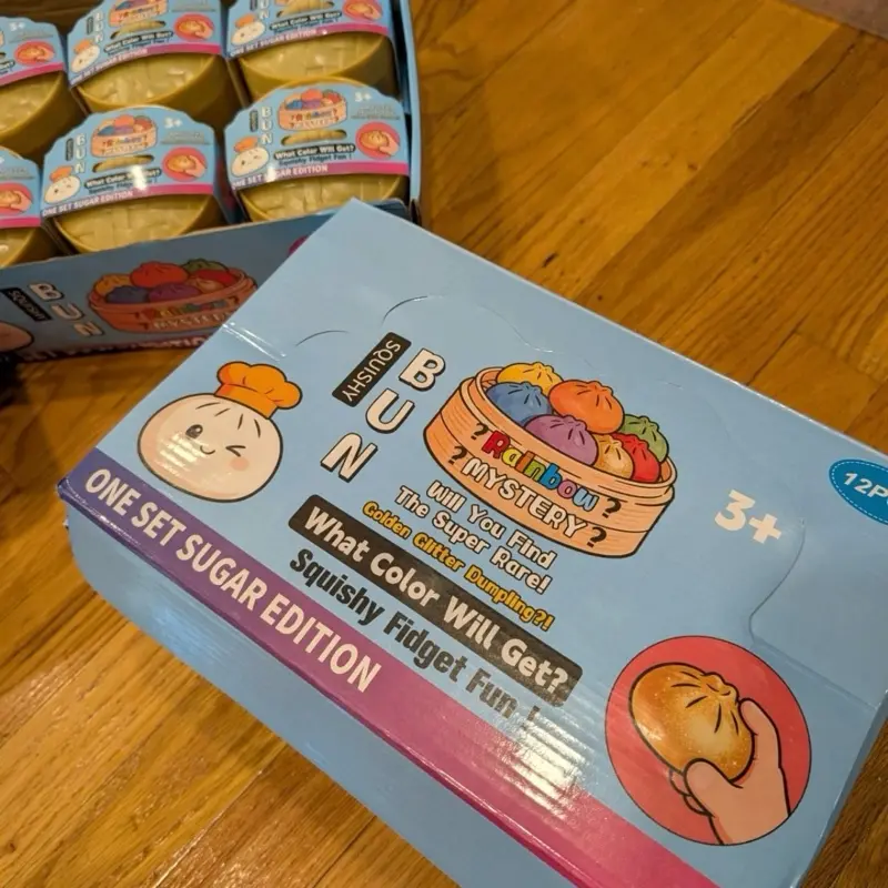 Case Of 12 Squishy Bun Dumpling One Set Sugar Edition- Entire Case