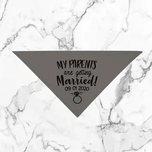 Custom My Parents are Getting Married Engagement Announcement Bandana