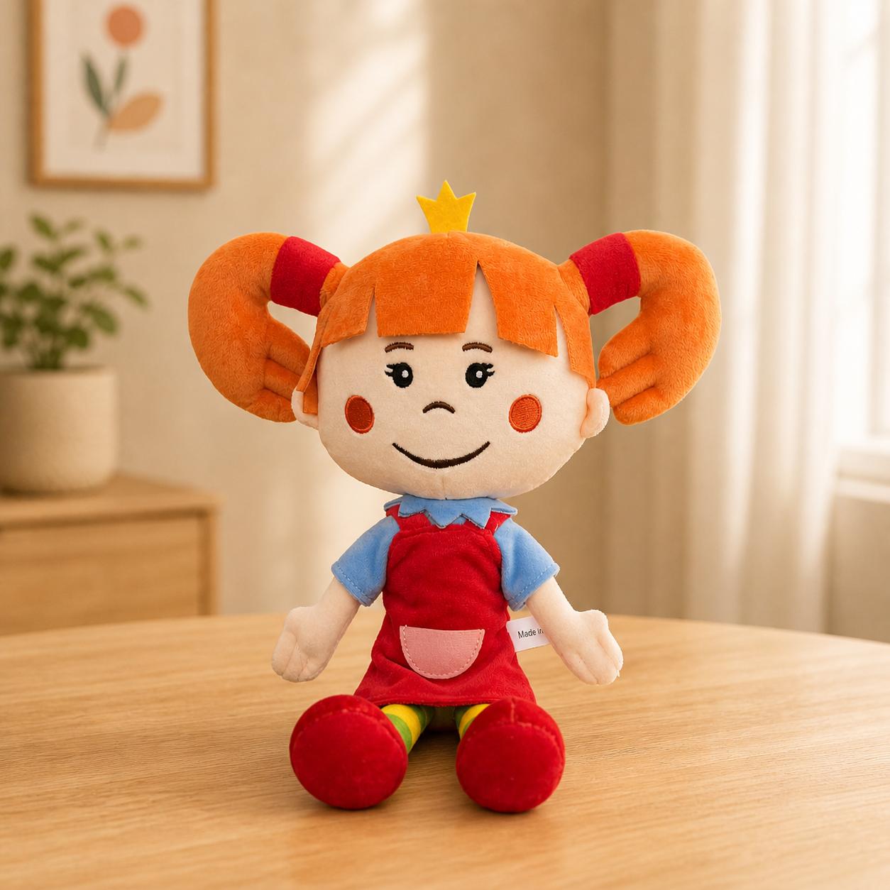 Cartoon Girl Plush Doll Creative Interactive Toy Decorative Ornament and Gift Ideal for All Occasions Soft and Cuddly