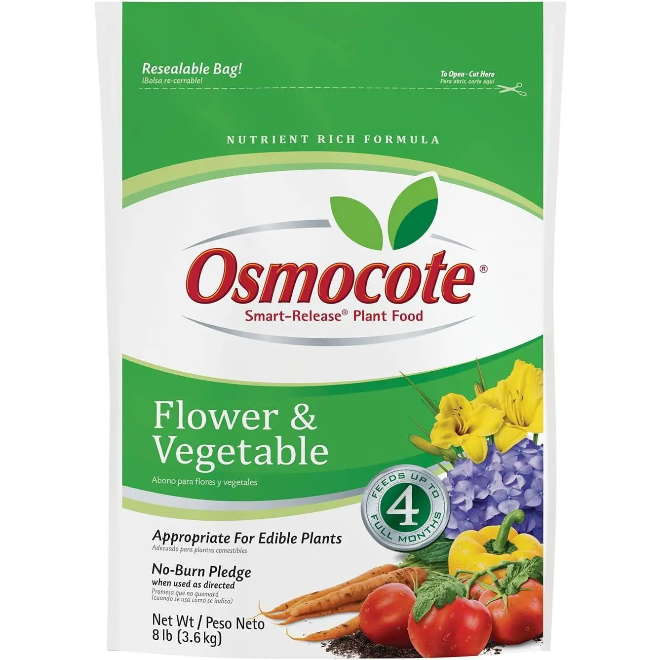 Osmocote Smart-Release Plant Food Flower & Vegetable, 8 lb.