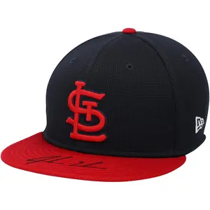 Jordan Walker St. Louis Cardinals Autographed 2024 Batting Practice Cap - Fanatics Authentic Certified