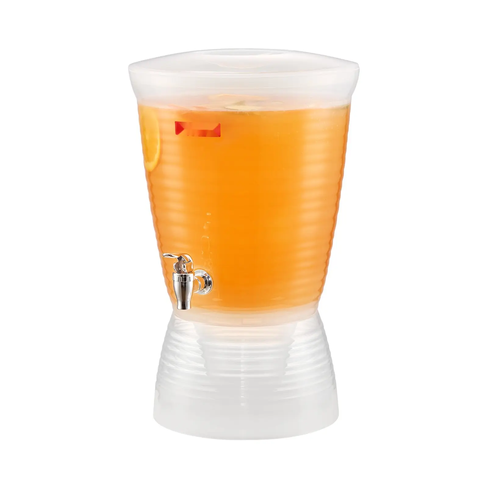 Drink Dispenser 2.64 Gal Large Capacity Plastic Beverage Dispenser With Spigot For Parties And Events - Clear BPA Free Drinking Server For Home Bar Picnics Outdoor Gatherings Cold Drinks And Fruit Infusions