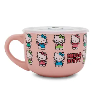 Sanrio Hello Kitty Expressions Ceramic Soup Mug | Holds 24 Ounces
