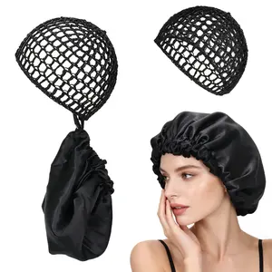 Humwam Achieve Silk Press Perfection with This Satin Wrap & Net Duo – A Must-Have for Healthy Hair!