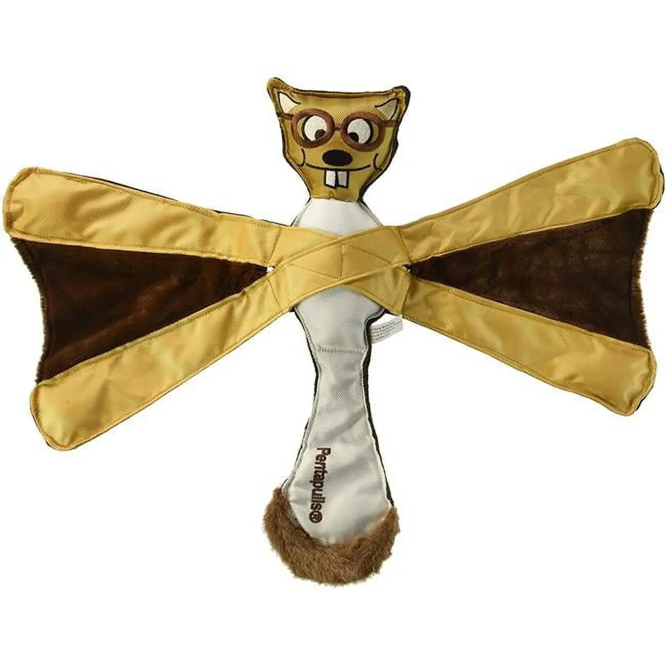 Doggles TYPESQ16 Pentapulls Flying Squirrel Dog Toy