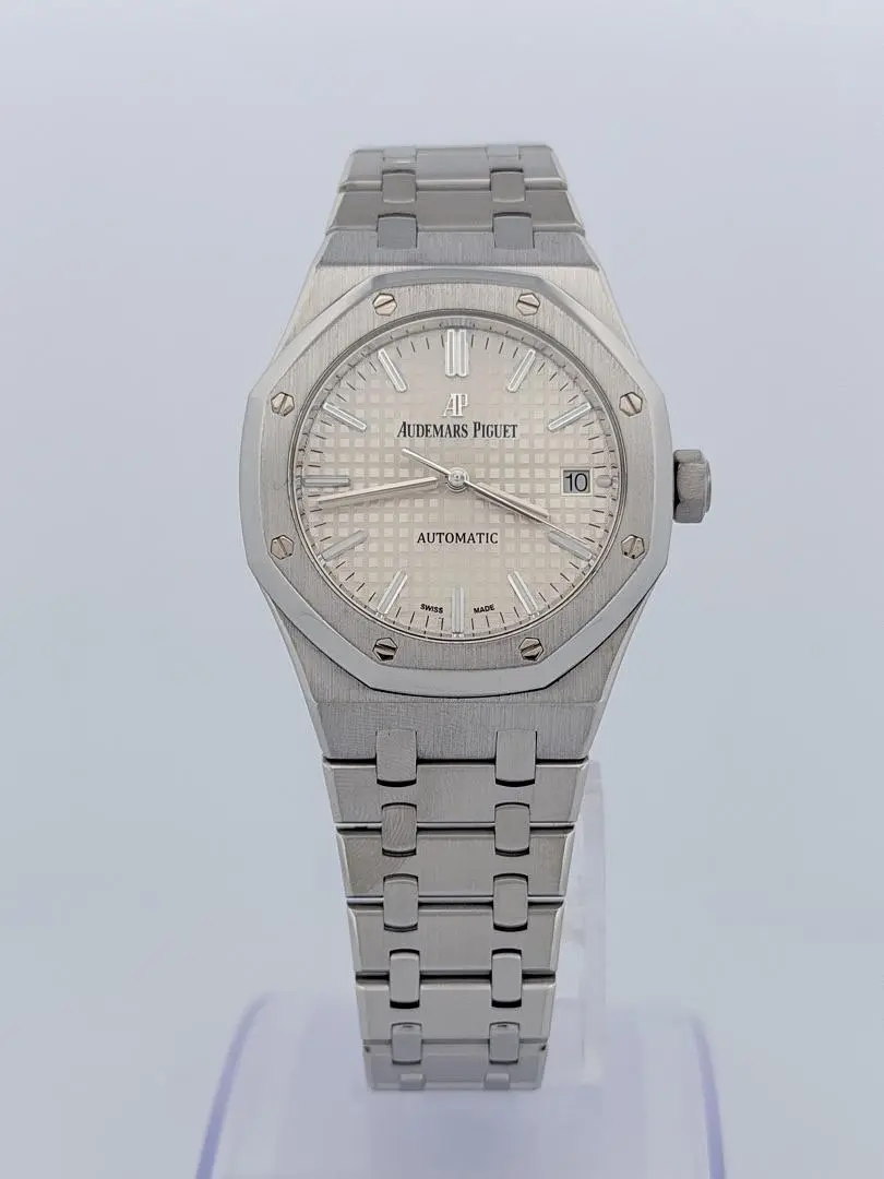 Audemars Piguet Royal Oak 15450ST.OO.1256ST.01 Silver Dial 37mm 2017 Automatic Stainless Steel Papers