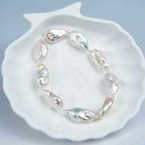 TK105 18cm Pearl bracelet fresh water pearls for birthday/anniversary/holiday /retirement/ graduation presents