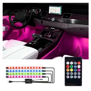Plug & Play Smart Car Interior Lights - App Controlled RGB Atmosphere Lighting with Hidden Wires, No Drilling Required