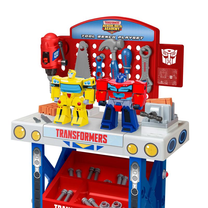 Marvel Spider-Man | Spidey and His Amazing Friends | Team Nascar | Transformers Pit Stop Tool Bench Playset - Pretend Play & Real Tool Fun for Kids Age 4+; Official Licensed