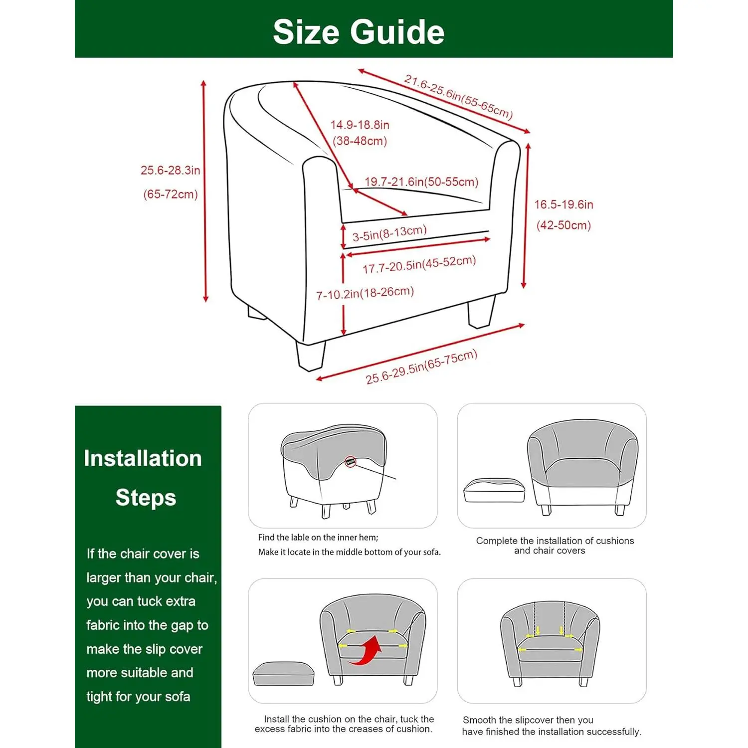 CRFATOP Soft Club Chair Slipcover Stretch Barrel Chair Covers Printed Tub Chair Slipcovers Round Couch Covers Spandex Armchair Sofa Cover Removable Furniture Protector for Living Room,C02 CRFATOP Soft Club Chair Slipcover Stretch Barrel Chair Covers Printed Tub Chair Slipcovers Round Couch Covers Spandex Armchair Sofa Cover Removable Furniture Protector for Living Room,C02