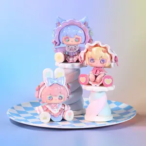 Kawaii Blind Box – Cute PVC Mystery Doll Figure, Hard Vinyl Collectible Toy, Sweet Series Backpack Charm & Desk Display Keychain