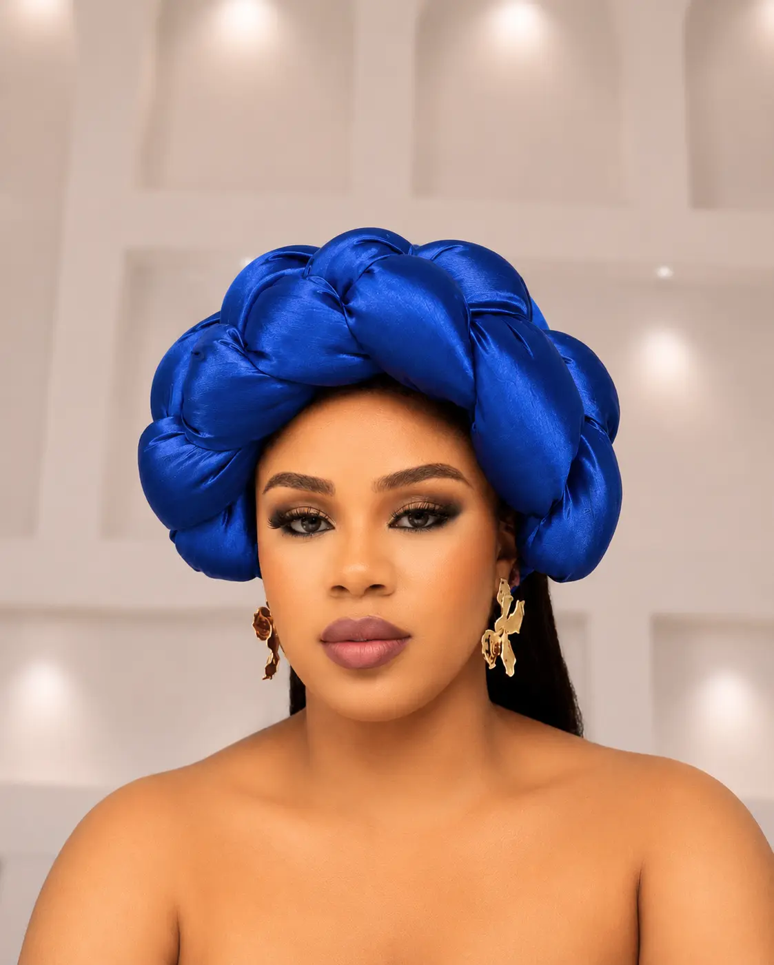 ZURI AFRICAN BRAIDED HAIRBAND (ROYAL BLUE)