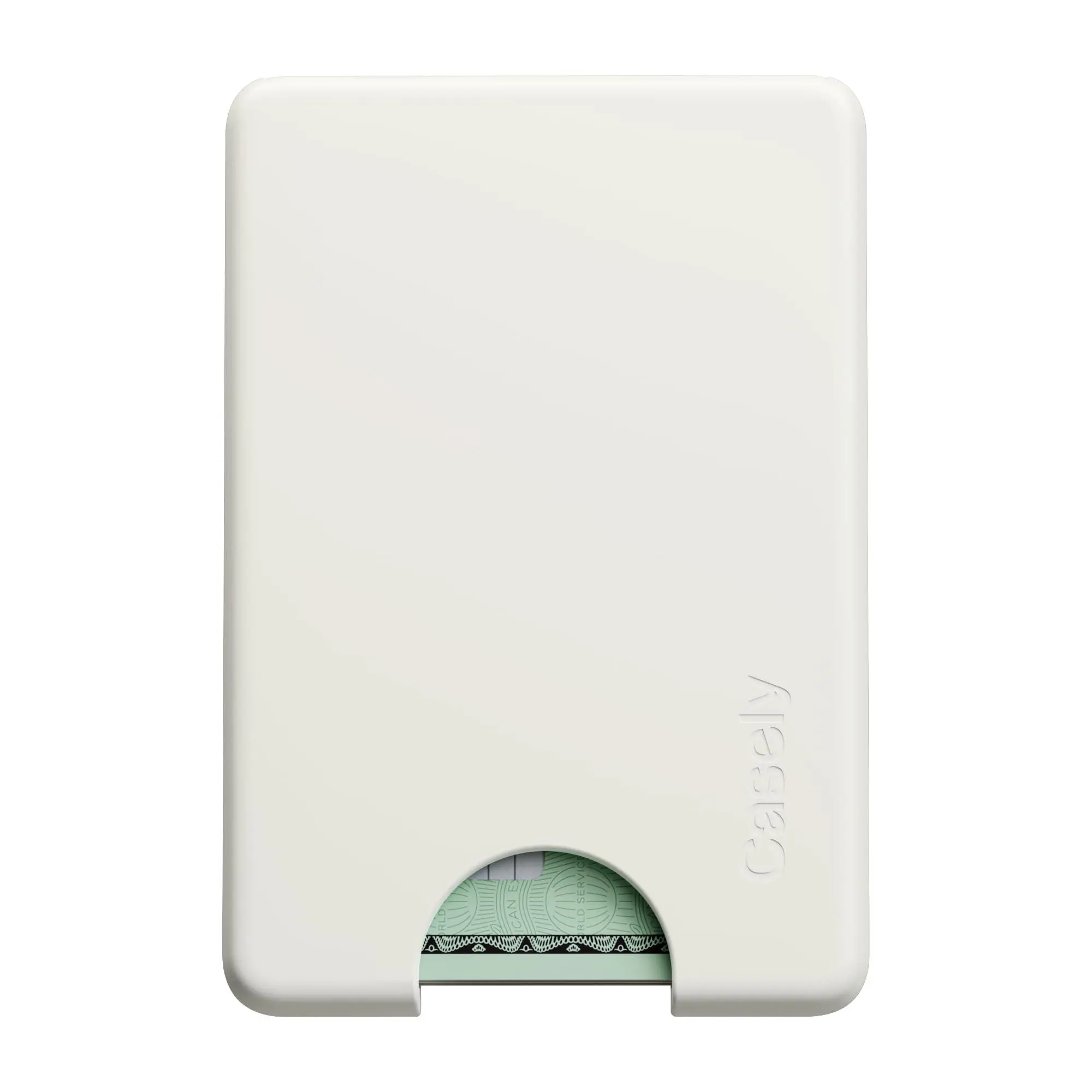 Casely MagWallet | Slim Wallet Card Holder | Compatible with MagSafe | Soft-Touch Hard Silicone | Holds Up to 3 Cards
