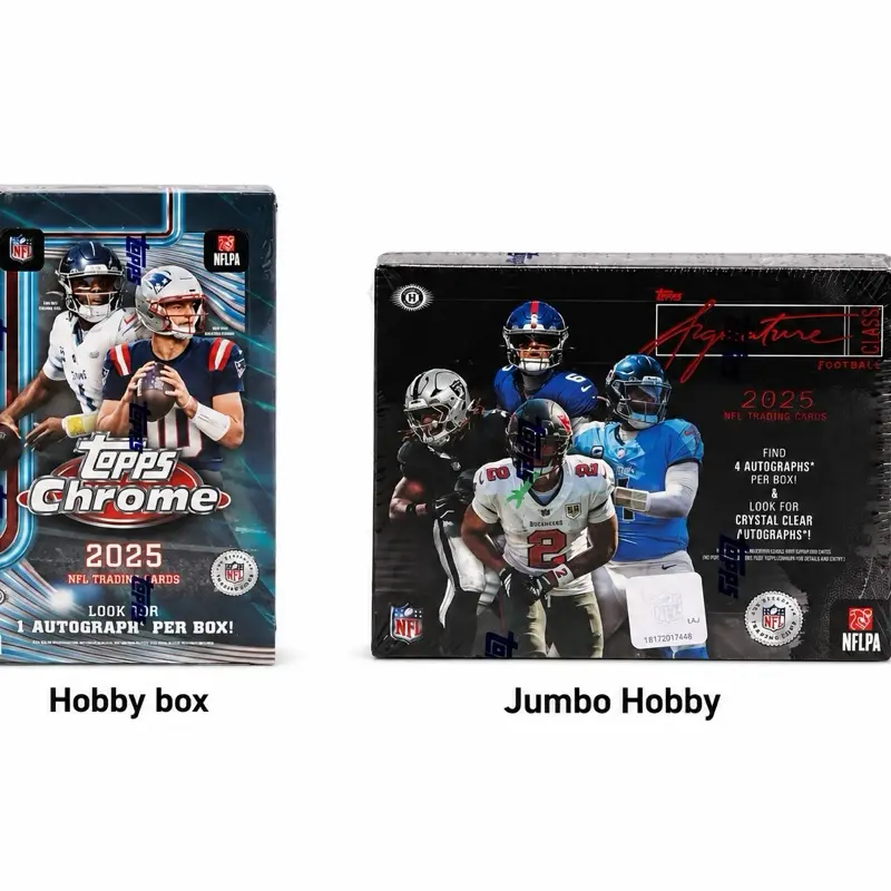 BREAK #67-2 BOX PYT- (1) TOPPS Chrome Hobby Box (1) TOPPS CHROME JUMBO HOBBY BOX