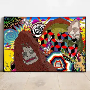 Custom Sassy The Sasquatch Poster, Comedy Bigfoot Movie Wall Art, The Big Lez Show Print, Home Room Decor