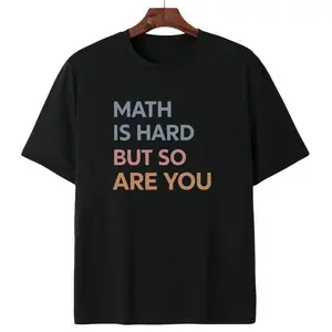 Casual Short Sleeve Crew Neck Tee For Students Teachers Daily Wear