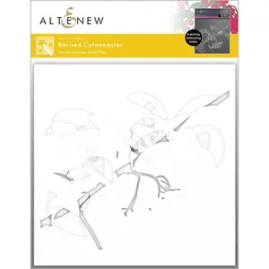 Berried Cotoneaster Simple Coloring Stencil Set (4 in 1)