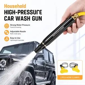 Household High-Pressure Cleaning Gun – Car Wash Tool, Strong Water Pressure for Car Washing, Garden Watering & Floor Cleaning, Adjustable Nozzle with Multi Spray Modes, Lightweight & Easy to Use