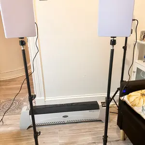 LED Video Light Kit With Adjustable 43.3" Tripod Stand - USB-Powered Ring Light For Content Creation/March Madness/Spring Break - Non-Waterproof & Battery-Free Design - Creator Essential SuperBowl / International Women's Day