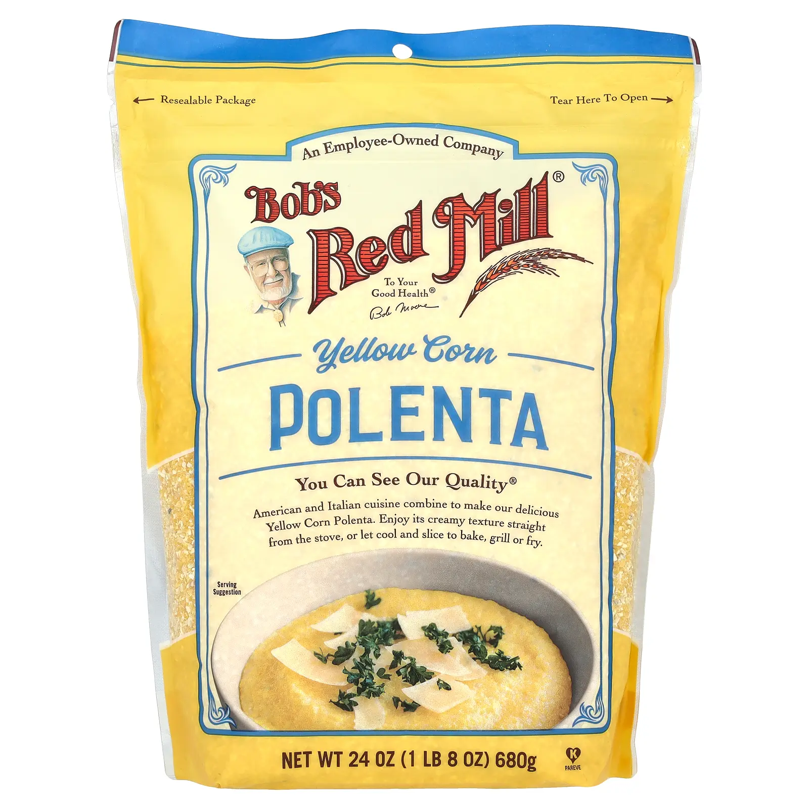 Bob's Red Mill Yellow Corn Polenta, 24 oz (680 g)