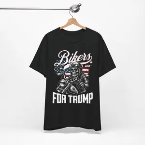 Bikers for Trump T-Shirt – Patriotic Motorcycle Riders Tee