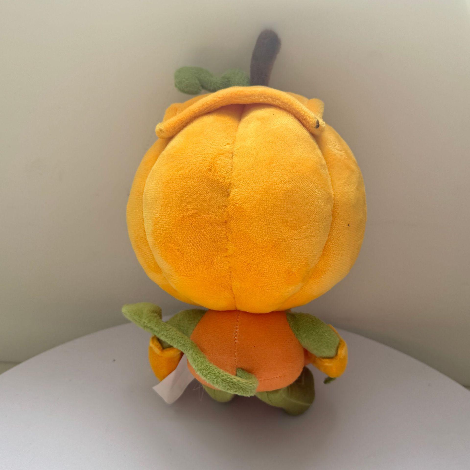 Gourdy Plush Plush Halloween Pumpkin Smiling Soft Stuffed Doll Cute Plush Toy Collectible Gift Home Decoration