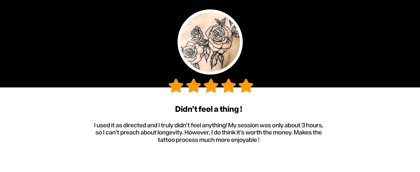 Tattoo Numbing Cream Extra Strength: 6 Hours Painless Tattoos - Maximum Strength Numbing Cream with 5x Numbing