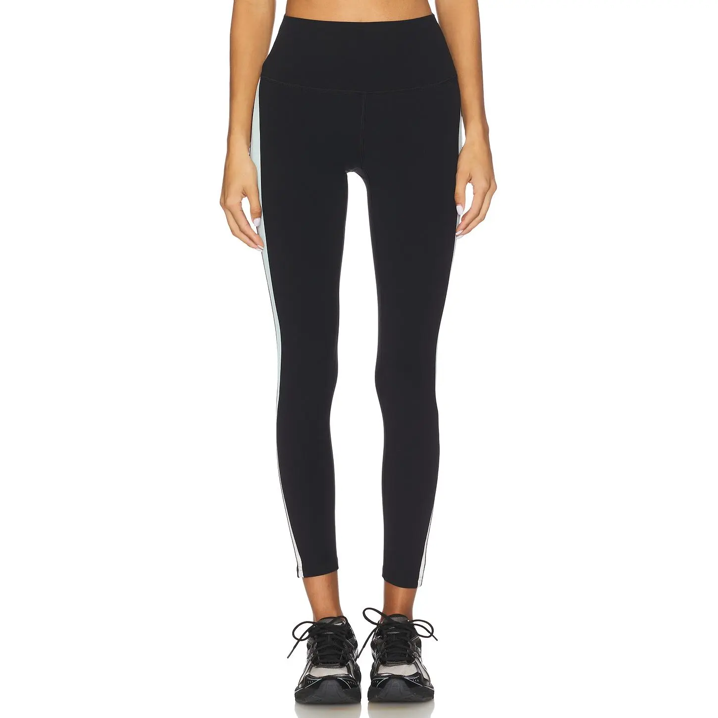 Splits59 Emerson Airweight High Waist Legging in Black & Ice