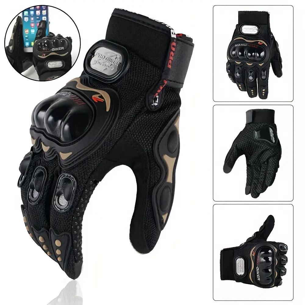 Universal touchscreen gloves suitable for motorcycles, road bikes, and off-road motorcycles, breathable cycling gloves, motorcycle gloves, and bicycle gloves, available for both men and women in all seasons Protective Glove