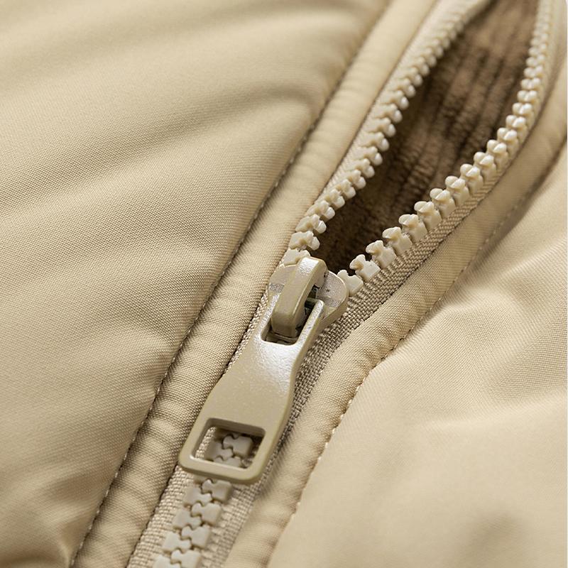 Men's winter hooded casual fluffy wool-lined cotton jacket with detachable pocket cap, warm color-block cotton coat suitable for various occasions such as daily casual wear and weekend outings. style