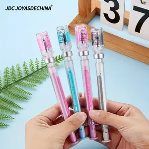 6pcs/12pcs Creative Syringe-Shaped Pens-0.5mm Fine Point Neutral Pens, Fun Needle Tube Design, Smooth Writing, Random Colors School & Office Supplies