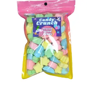 Candy Crunch Freeze Dried Lucky's Marshmallows 3oz Bag Sweet Snack Star Shapes
