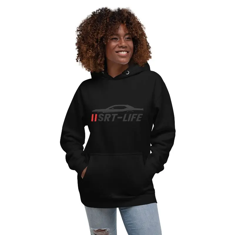 SRT LIFE: Adult - Unisex - Hoodie: Black Logo