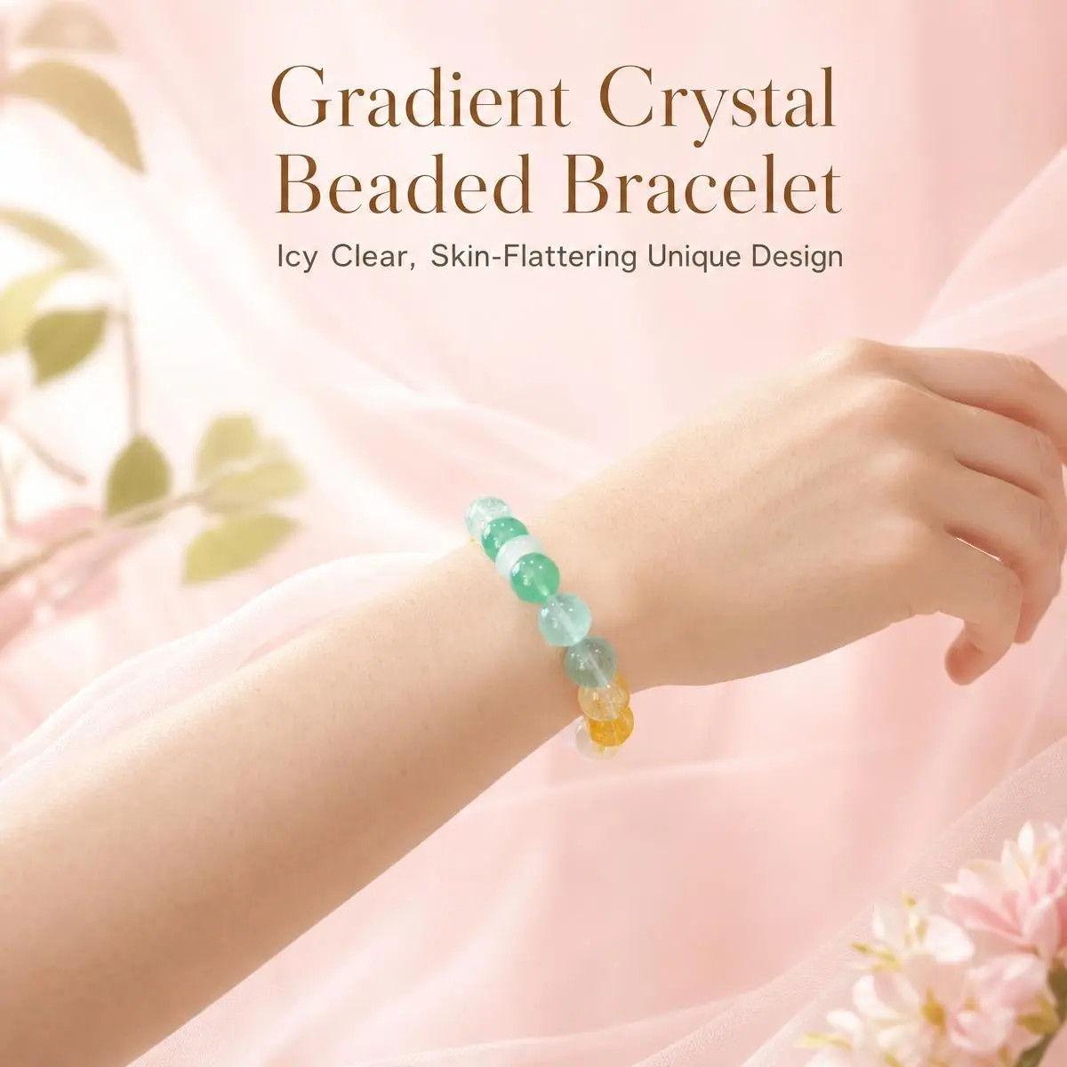 Ethereal Harmony Balance Bracelet - Heart & Solar Synergy Energy Beads - Emotional Reset & Abundance Magnet for Daily Mindfulness & Aura Alignment travelessentials