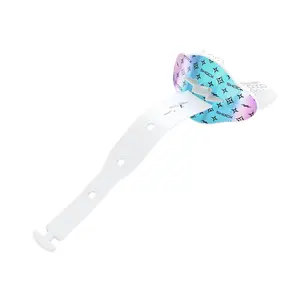 Shock Doctor Clear/Iridescent White Lux Bolt Lip Guard
