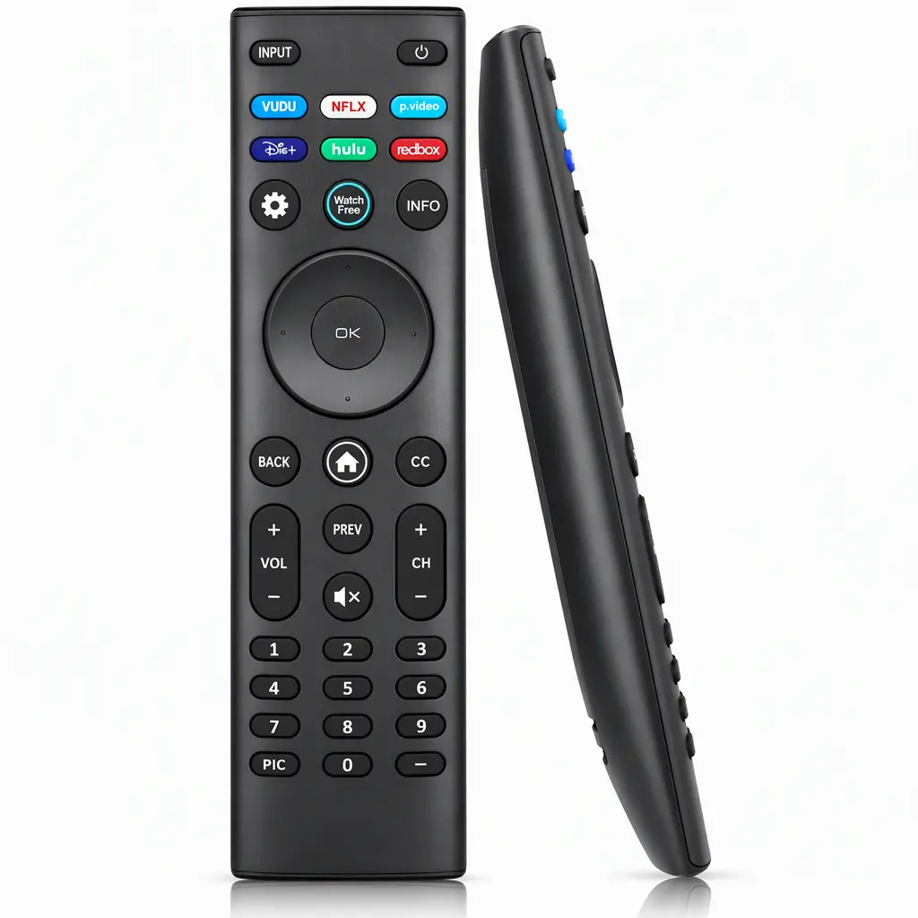 Universal VIZIO TV Remote XRT140,Compatible With XRT136 XRT260 XRT270,40ft Long Range Fast Response IR Remote for Vizio 4K Smart TVs，With Netflix Hulu Shortcut Buttons