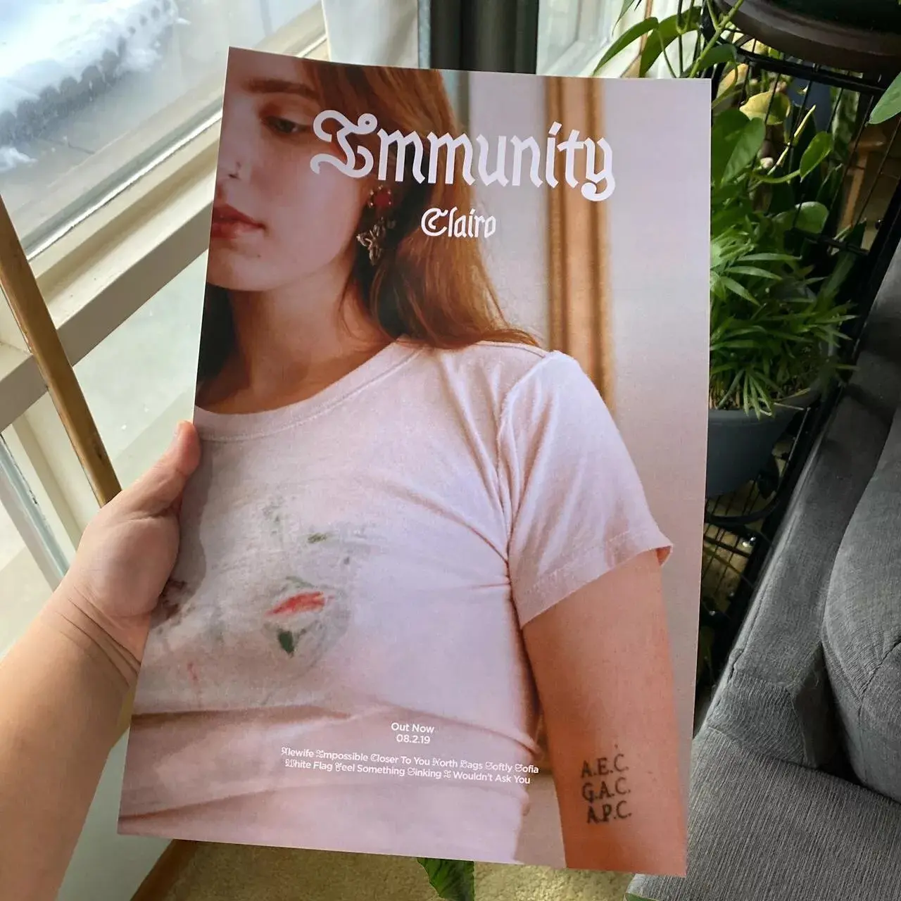 CLAIRO 'IMMUNITY' ALBUM POSTER | CLAIRO 'IMMUNITY' ALBUM POSTER POSTER