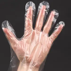 400 Disposable Polyethylene Plastic Gloves for Cooking, Food Prep & Food Service, Household Food Safe Cleaning Gloves