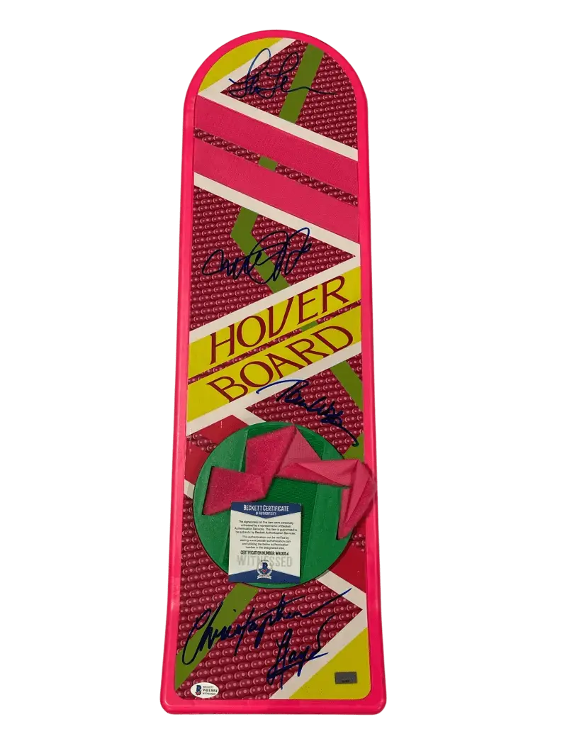 Back to the Future Cast Signed Authentic Autographed Hoverboard #2