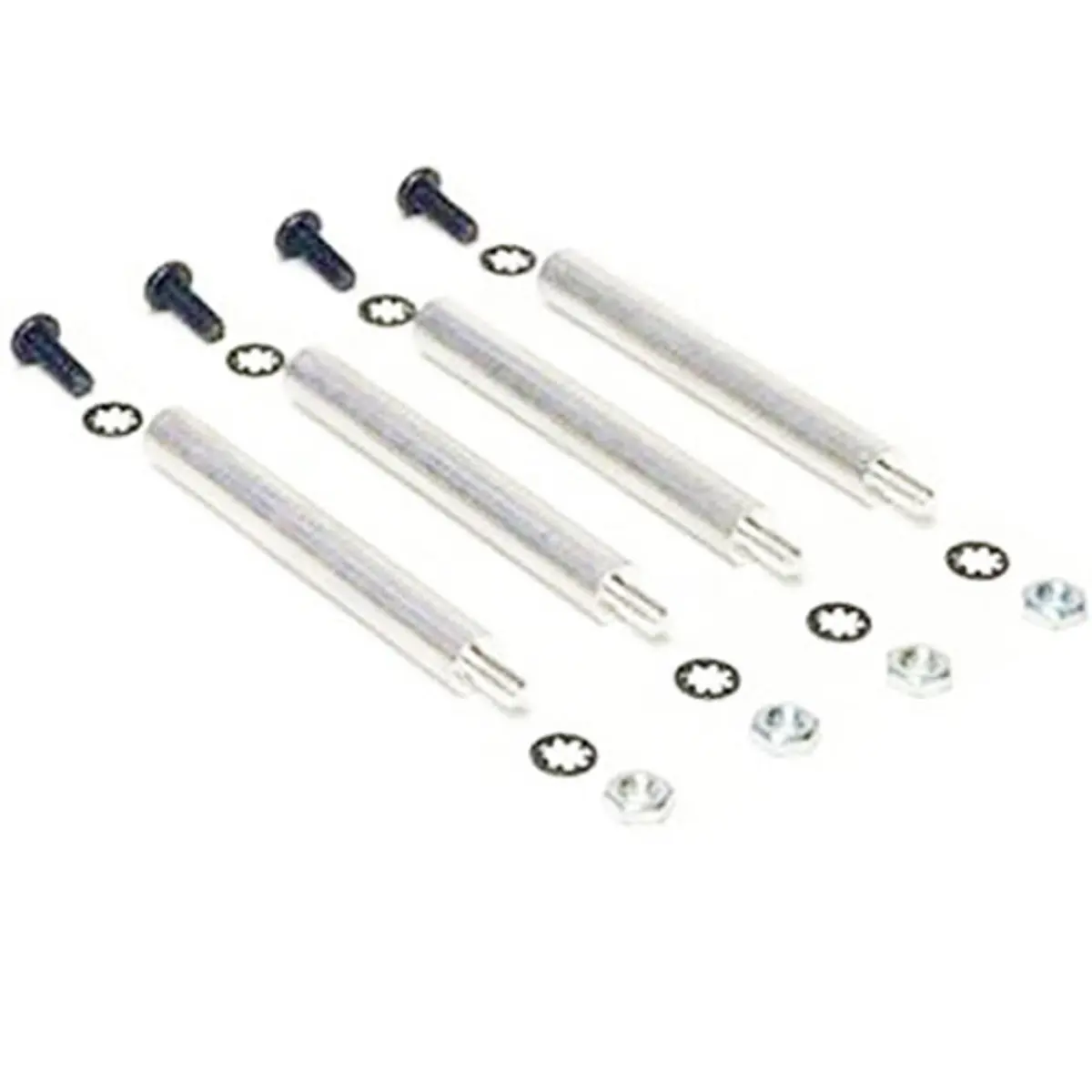 Whirlwind Mass Punch Block Mounting Kits for MPB-16 Puch Block, Includes 3" Standoffs, Screws, Nuts, Washers