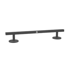 Straight, Square Fingerboard Rail, 10" Long - Steel Construction - Grey Mist