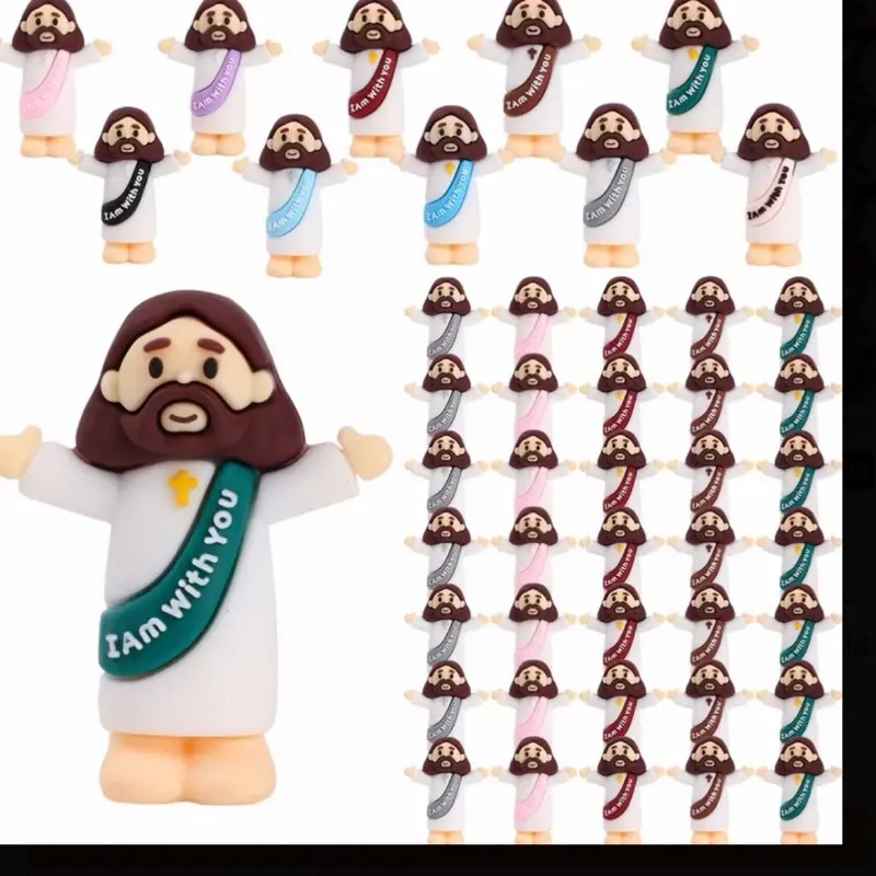 200/100/50pcs Little Figures - Loose Small Ornaments, Party Centerpieces, Suitable for Easter, Mini Bulk, 'S Bible School Crafts, Church, Sunday Evening Events, And Baptism, The Best Choice of Centerpiece Decorations for an Event Party