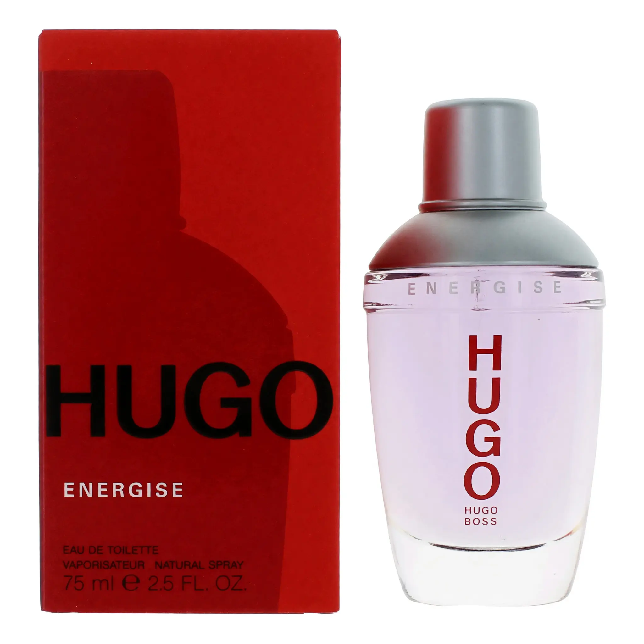 Hugo Boss Hugo Energise for Men, Fresh Spicy Wood Signature Scent with Fluid Fruits, EDT Spray, 2.5 oz
