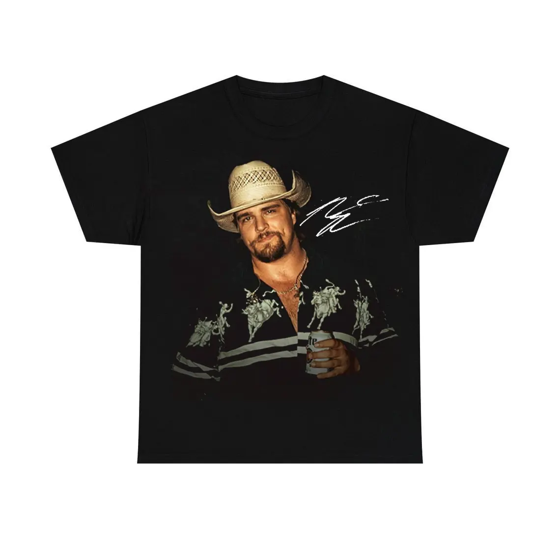 Gavin Adcock Graphic Tee, The Day I Hang It Up Tour Vintage Print, Unisex Shortsleeve Fitted Cotton Top, Country Music Fan Gift, Tshirt, Women, Casual, Streetwear, Digital Print, Pure Cotton, Fitted Cut, Round Neck, T-Shirt, Basics, 2Xl, All Seasons, Basi