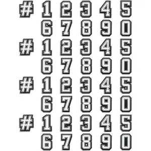 Croc Charms: Numbers