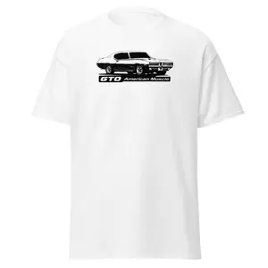 1969 Pontiac GTO Mens Muscle Car Enthusiast T-Shirt Hoodie Sweatshirt Gift for Car Lovers