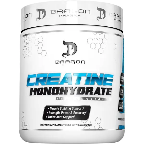Unflavored Creatine Monohydrate Powder for Muscle Recovery, Strength & Post-Workout Performance with Antioxidant Support (60 Servings)