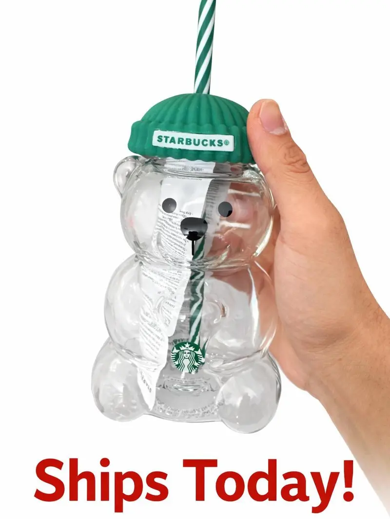 Starbucks Bearista Cup Bottle Coffee Drinkware Water Bottles Tumbler Mug Washable Reusable Bottled Portable