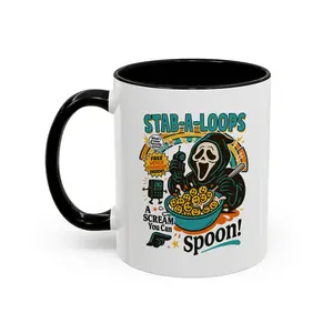 Stab-a-loops Ghostface Funny Halloween Horror Mug - hll11697